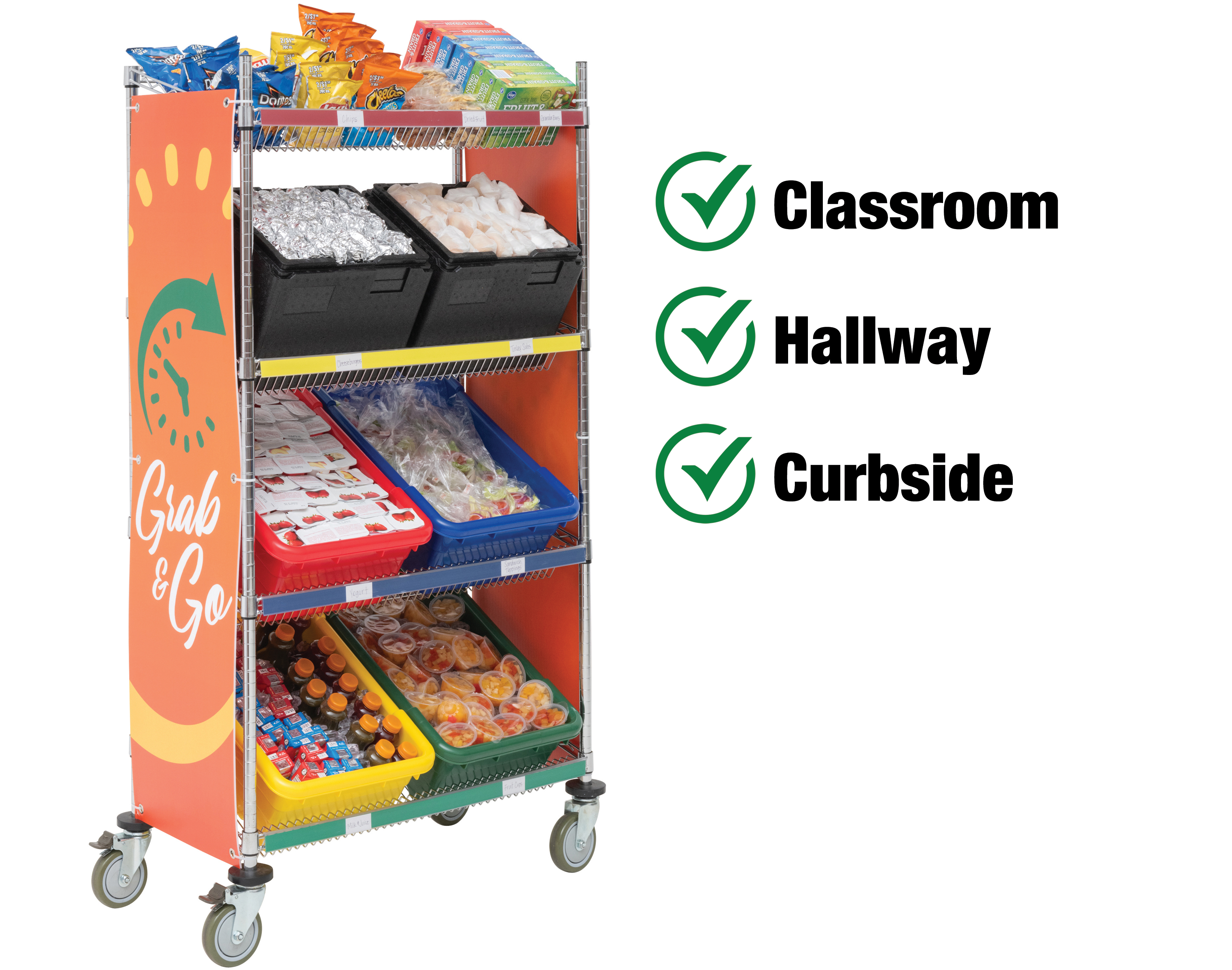 Mobile Classroom Food Cart by HUBERT