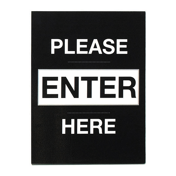 Please Enter Here Sign
