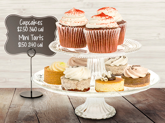 Cupcakes with calorie labeling