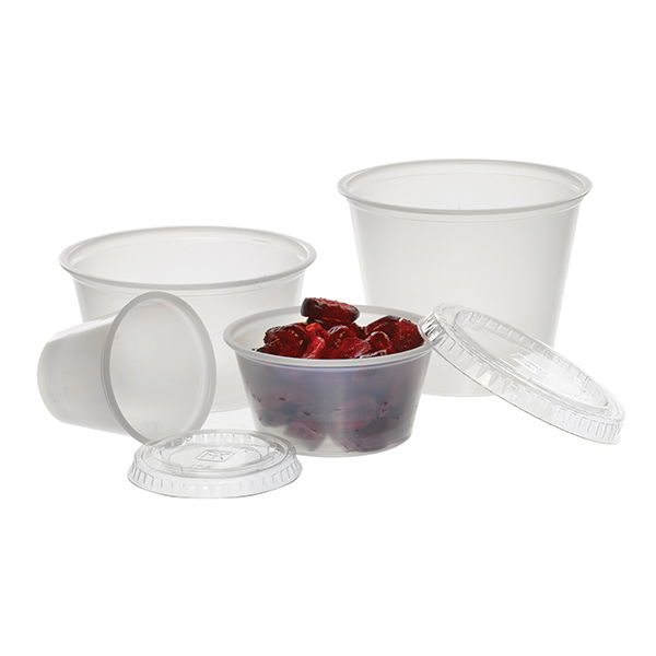 4 oz Clear Polystyrene Plastic Portion Cup