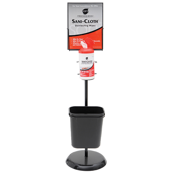 Floorstand With Sign Holder