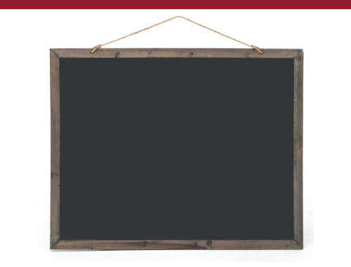 Large Frame Double-Sided Chalkboard