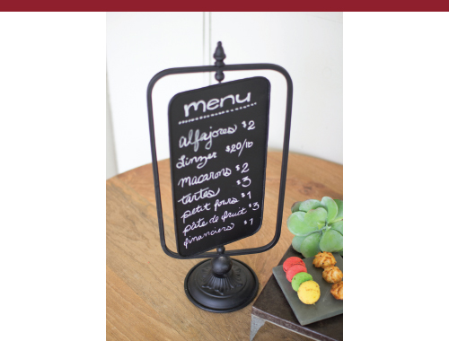 Swivel Vintage Menu Board