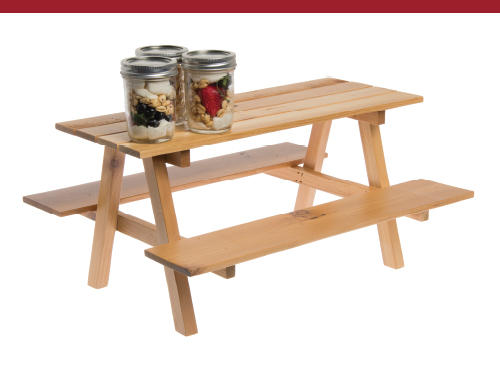 Mini Picnic Table Wood