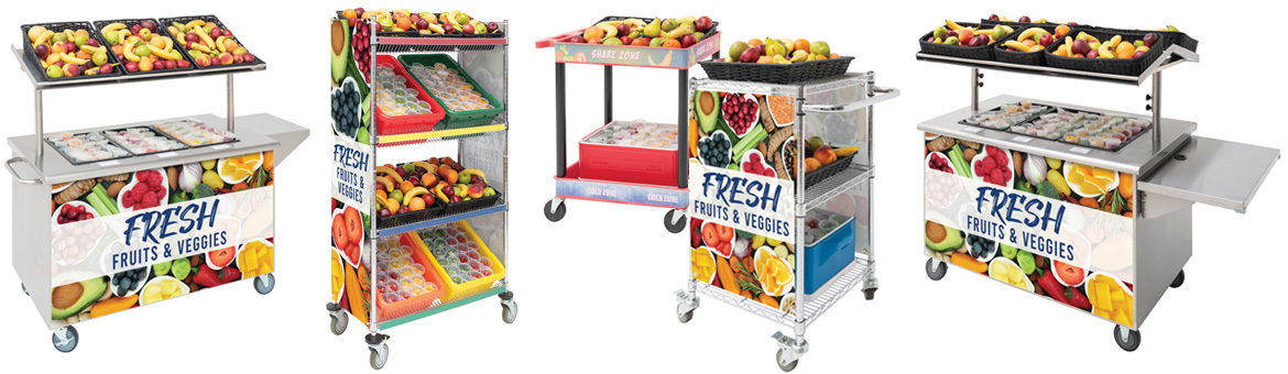 Fresh Fruit and Vegetable Program Mobile Cart Solutions