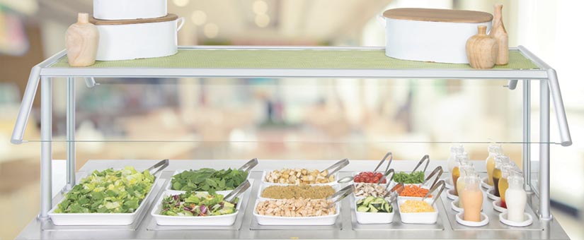 Food Retail Protein Salad Bar