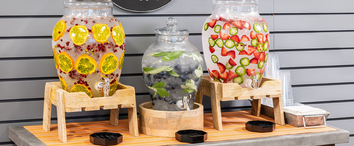 Infused water hot sale dispenser